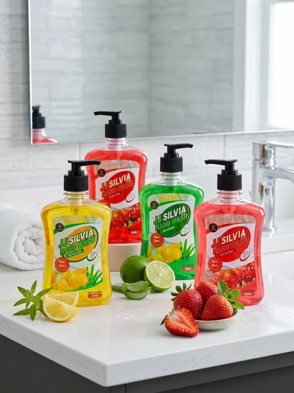 JJ SILVIA HAND WASH (500ML)